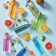 Бутылка для воды Vinga Lean из тритана, 600 мл, голубая - фото № 6