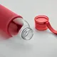 Бутылка из переработанного стекла в чехле, 500 мл, красная - фото № 2