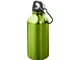 Бутылка металлическая для воды с карабином Oregon, 400 мл, салатовая - фото № 1