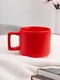 Чашка матовая Molti Jumbo в коробке, красная - фото № 6