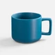 Чашка матовая Molti Jumbo в коробке, темно-голубая - фото № 2