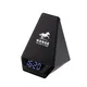 Часы настольные с bluetooth колонкой (3Вт) и беспроводным (15W) зарядным устройством, с подсветкой логотипа Smart Pyramid, черные - фото № 1