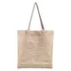 Cумка хозяйственная Bagsy Jute, 270 г/м2, бежевая - фото № 1