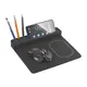 Док-станция для беспроводной зарядки Powerfolio, черная - фото № 1