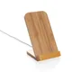Док-станция для беспроводной зарядки XD Collection Bamboo FSC, 5 Вт, коричневая - фото № 1