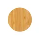 Док-станция круглая для беспроводной зарядки XD Collection Bamboo FSC, 5 Вт, коричневая - фото № 2