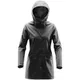 Дождевик на кнопках с капюшоном женский Stormtech Squall, чёрный - фото № 1