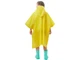 Дождевик-пончо из EVA c чехлом детский Hawaii, ярко-желтый - фото № 3