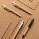 Ручка шариковая из пробки XD Collection Write, крафт / молочно-голубая - фото № 5