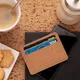 Экокошелек XD Collection Cork c RFID-защитой, пробковый, коричневый - фото № 11
