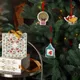 Елочная игрушка Farforite «Белочка / Из сказки в сказку» в подарочной коробке, белая / золотая / зеленая - фото № 7