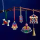 Елочная игрушка Farforite «Лошадка / Зимняя ярмарка» в подарочной коробке, белая / золотая - фото № 6