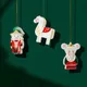 Елочная игрушка Farforite «Щелкунчик рождественский» в подарочном пенале, красная / зеленая / золотая - фото № 3