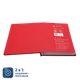 Ежедневник недатированный Bplanner 02 А5, soft touch, красный - фото № 4