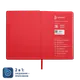 Ежедневник недатированный Bplanner 02 А5, soft touch, красный - фото № 3
