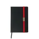 Ежедневник недатированный Cut Book, черный / красный - фото № 1