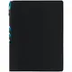 Ежедневник недатированный Контекст Flexpen Black А5, черный / бирюзовый - фото № 12