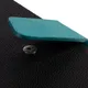 Ежедневник недатированный Контекст Strap А5, черный / бирюзовый - фото № 6