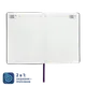 Ежедневник недатированный с мягкой обложкой Bplanner 01 А5, фиолетовый - фото № 2