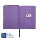 Ежедневник недатированный с мягкой обложкой Bplanner 01 А5, фиолетовый - фото № 3