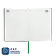 Ежедневник недатированный с мягкой обложкой Bplanner 01 А5, зеленый - фото № 2