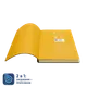 Ежедневник недатированный с мягкой обложкой Bplanner 01 А5, желтый - фото № 4