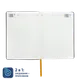 Ежедневник недатированный с мягкой обложкой Bplanner 01 А5, желтый - фото № 2