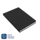 Ежедневник недатированный с мягкой обложкой Bplanner 02 А5, черный - фото № 1