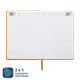 Ежедневник недатированный с мягкой обложкой Bplanner 02 А5, желтый - фото № 2