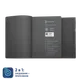 Ежедневник недатированный с мягкой обложкой Bplanner 03 А5, серый - фото № 4