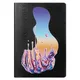Ежедневник недатированный в гибкой обложке Portobello Galaxy А5, срез голограф. фольга, черный - фото № 5