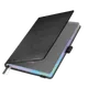 Ежедневник недатированный в твердой обложке Portobello Galaxy А5, срез голограф. фольга, черный - фото № 1