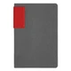 Ежедневник недатированный Clicra Flexy Star Sivilia Grey Edition Color А5, серый / красный - фото № 2