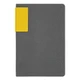 Ежедневник недатированный Clicra Flexy Star Sivilia Grey Edition Color А5, серый / желтый - фото № 2