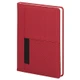 Ежедневник недатированный Clicra Smart Cardiff А5, красный - фото № 1
