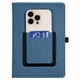 Ежедневник недатированный Clicra Smart Wallet Cambric A5, синий - фото № 2