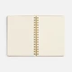 Ежедневник недатированный Inspire Spiral, бежевый - фото № 2