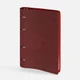 Ежедневник недатированный из натуральной кожи Indivo InStream, красный - фото № 4