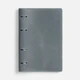 Ежедневник недатированный из натуральной кожи Indivo InStream, серый - фото № 1