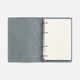 Ежедневник недатированный из натуральной кожи Indivo InStream, серый - фото № 6
