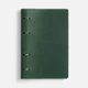 Ежедневник недатированный из натуральной кожи Indivo InStream, зеленый - фото № 1