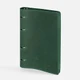 Ежедневник недатированный из натуральной кожи Indivo InStream, зеленый - фото № 4