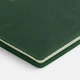 Ежедневник недатированный из натуральной кожи Indivo InStream, зеленый - фото № 5