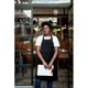 Фартук кухонный с карманами из поликоттона, 240 г/м², черный - фото № 2