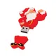 Флеш-карта Дед Мороз USB 8 GB, белый, красный - фото № 2