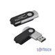 Флеш-карта Chili Vostok, объем памяти 16Gb, покрытие soft touch, черный насыщенный/серебристый - фото № 1
