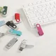 Флеш-карта Chili Vostok, объем памяти 16Gb, покрытие soft touch, черный насыщенный/серебристый - фото № 2