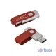 Флеш-карта Chili Vostok, объем памяти 16Gb, покрытие soft touch, красный/серебристый - фото № 1
