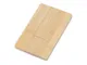 Флешка бамбуковая USB 2.0 на 32 Гб Bamboo Card, бежевая - фото № 1