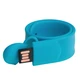Флешка-браслет на 16 Гб Slap USB 2.0, бирюзовая - фото № 1